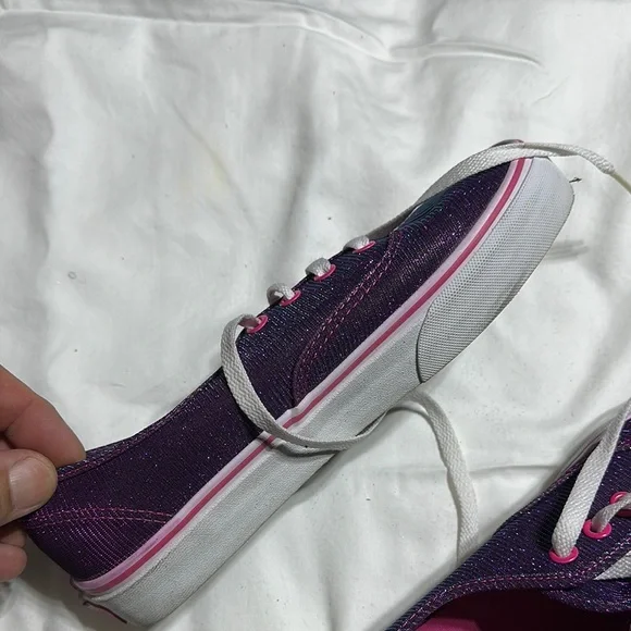 Vans Purple Glitter Sneakers - Picture 10 of 13